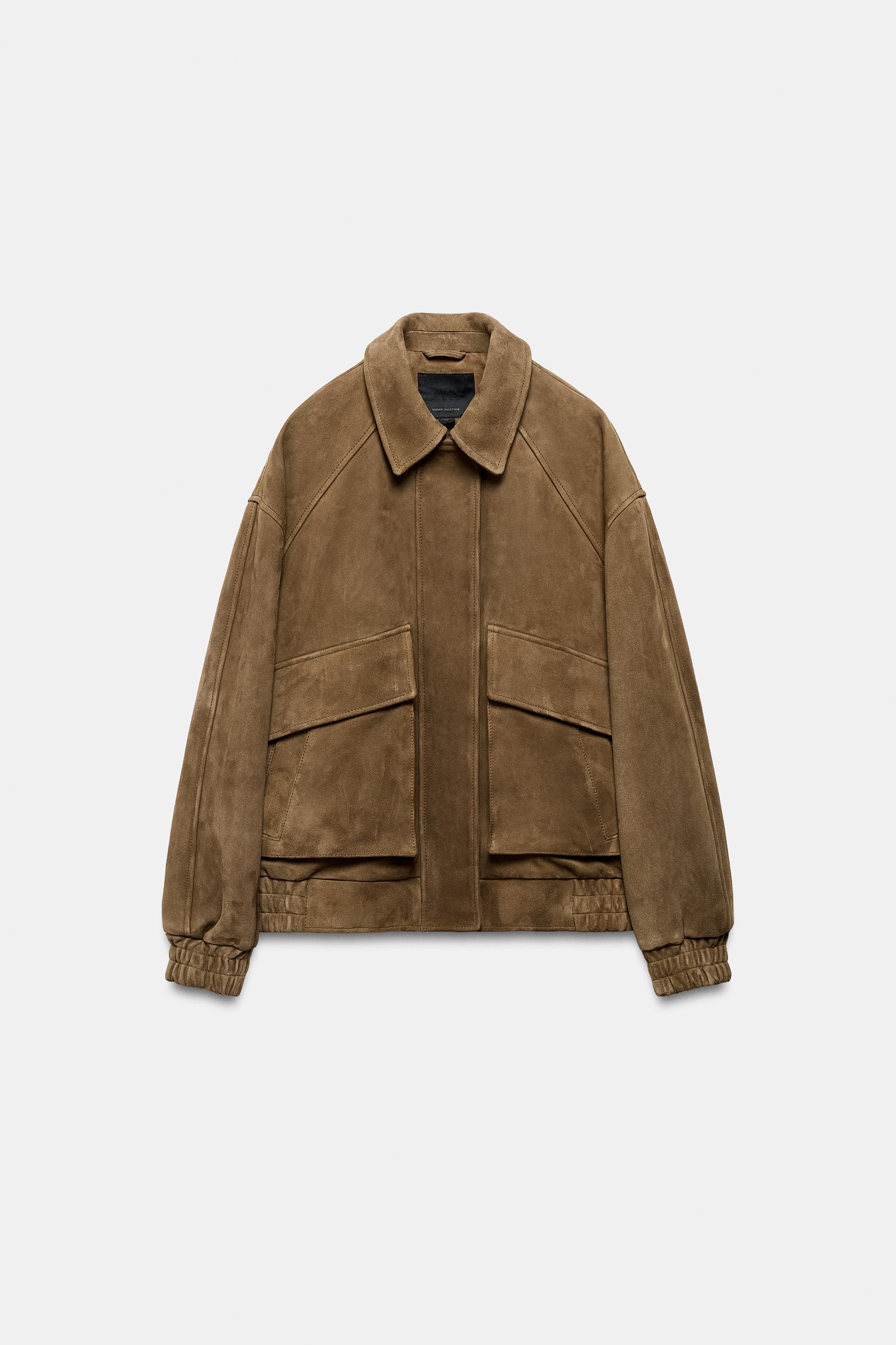 OVERSIZED SUEDE JACKET ZW COLLECTION LIMITED EDITION